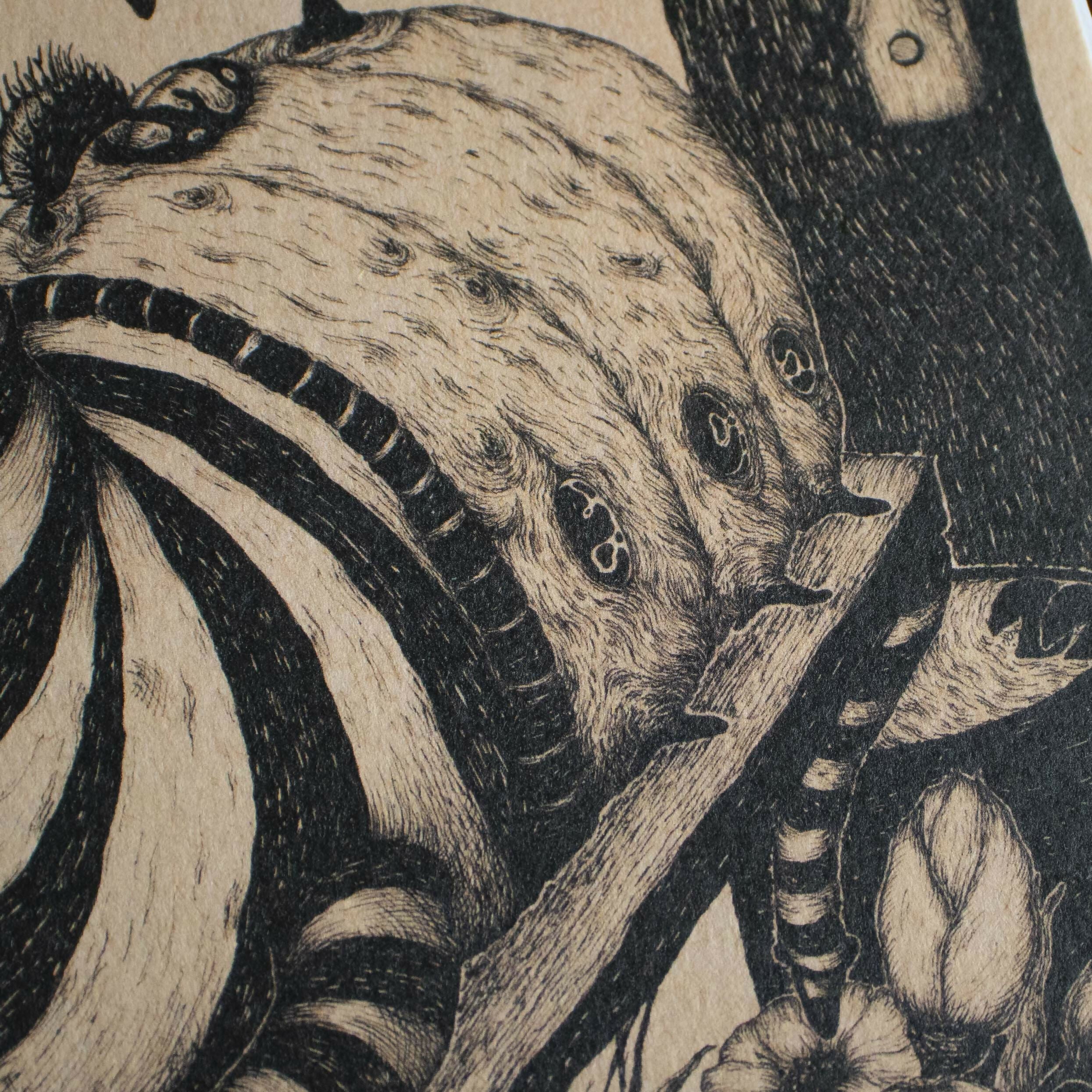 A4 Fantasy Creature Art Print