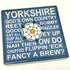 Ceramic Coaster - Yorkshire Dialect