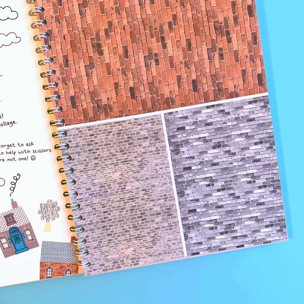 Collage Town Book - Mindful Craft Activity