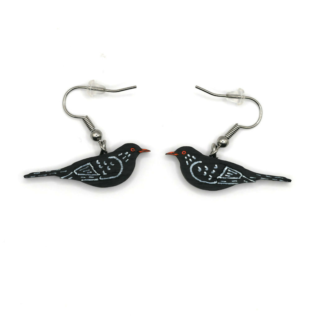 Blackbird Dangle Earrings