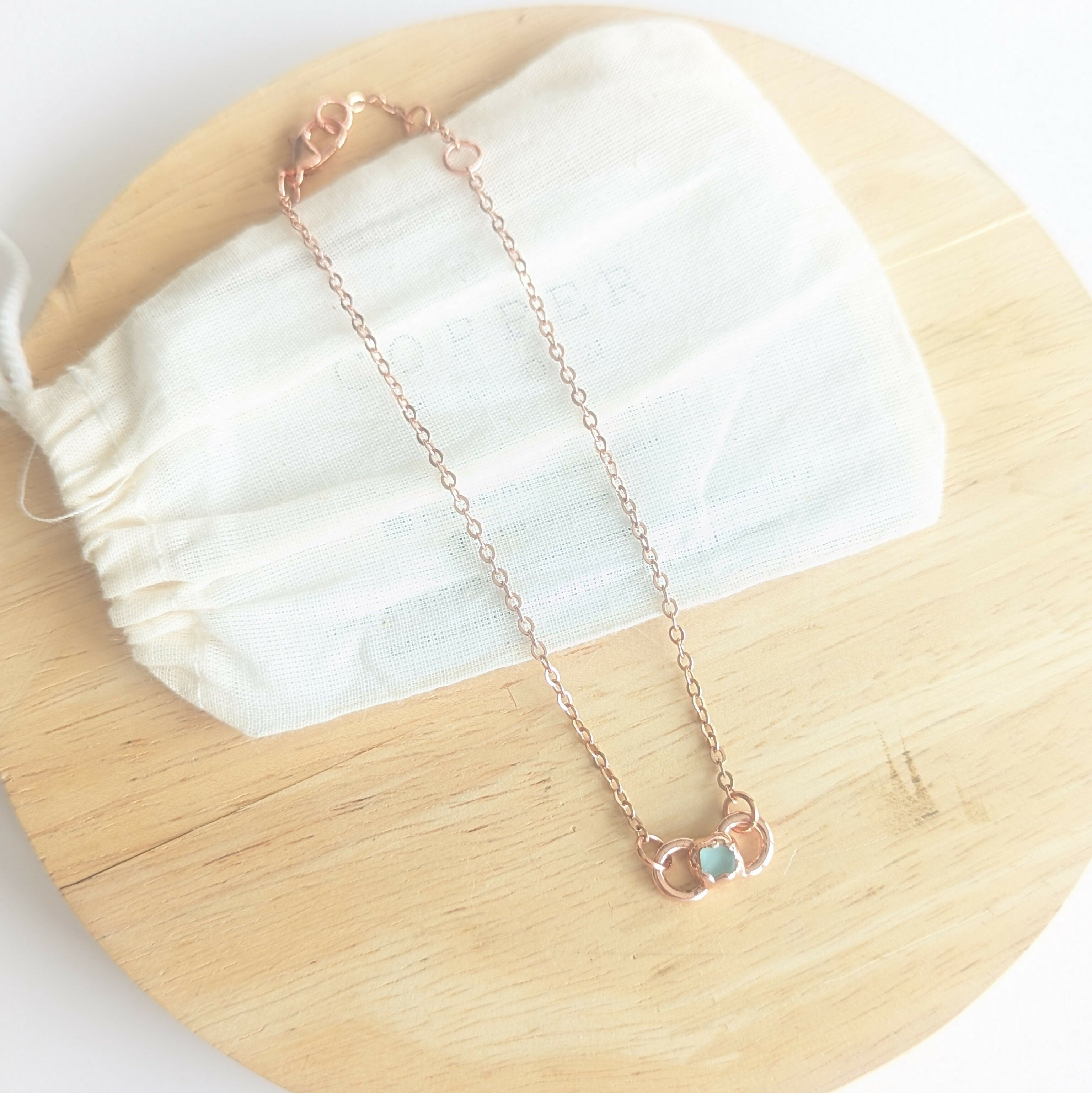 Seaglass Anklet