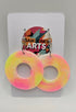 FUN HOOP RESIN EARRINGS