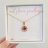 Maple Leaf Deep Circle Necklace Gold Plated