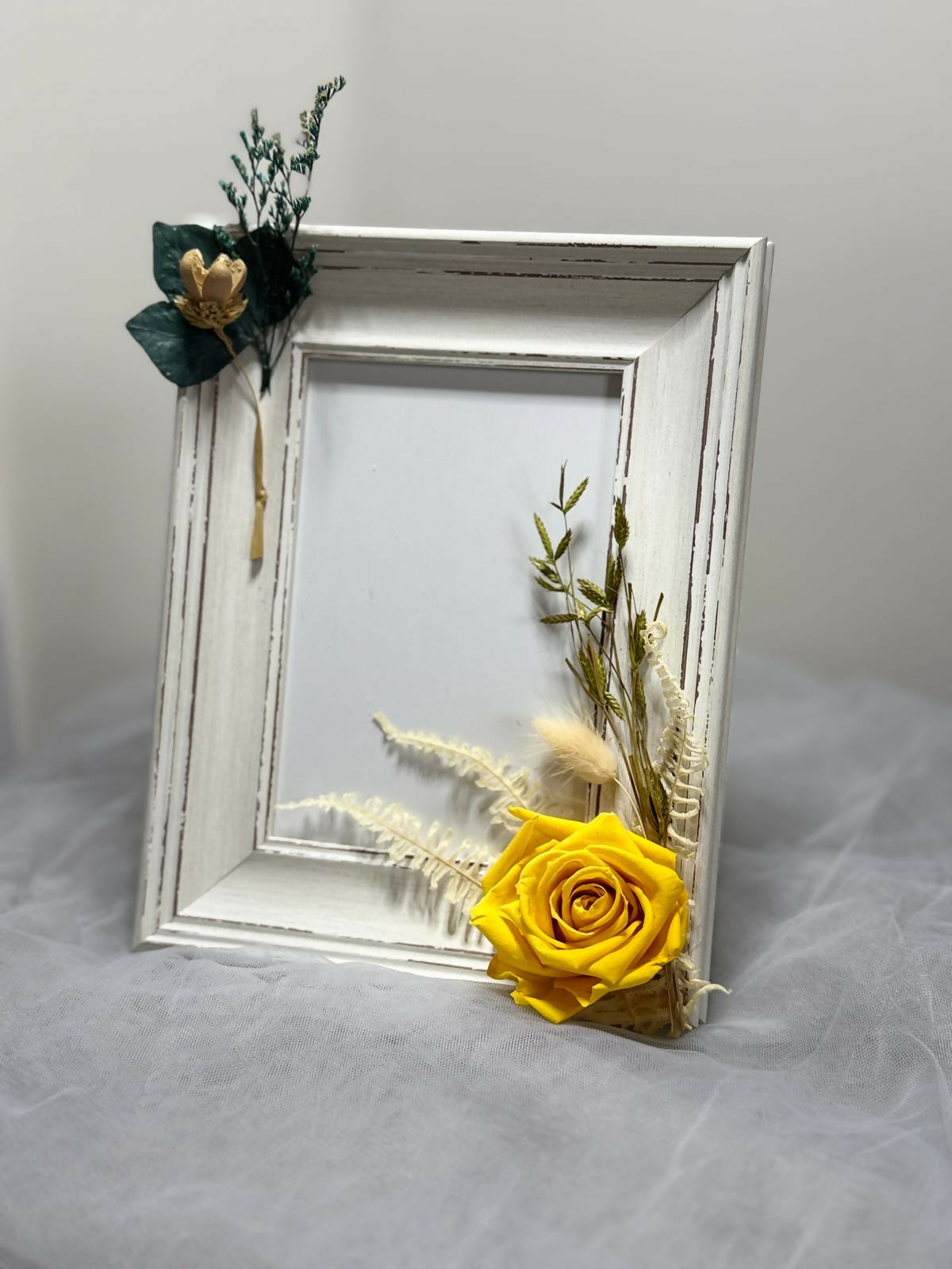 Preserved Flower Photo Frame