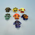 3D Printed Micro Miniatures: Articulated Sensory Fidget Animals friends Tree Frogs & dart frogs 3-4cm