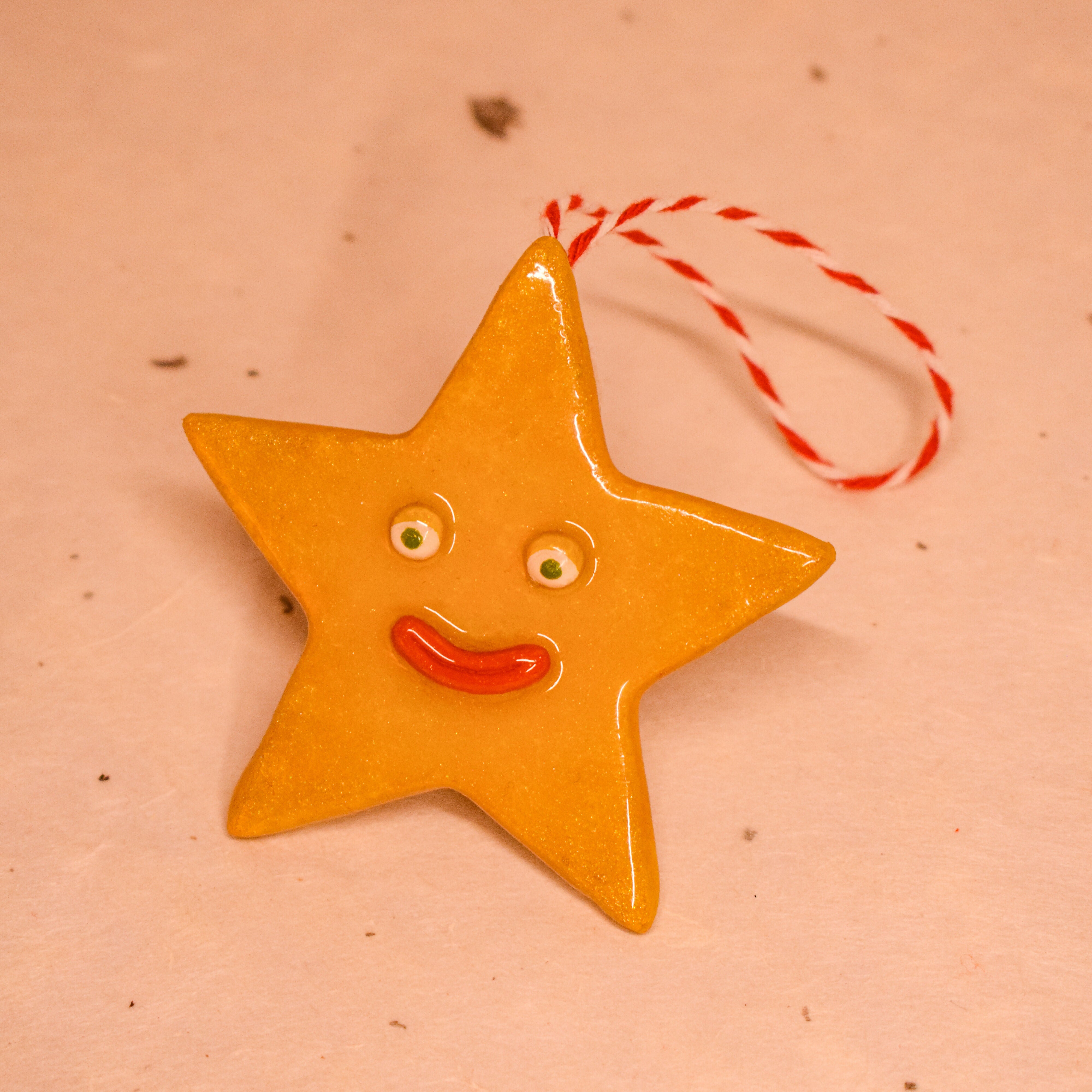 Handmade Hanging Star Ornament