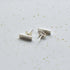 Sterling Silver Textured Rectangle Stud Earrings