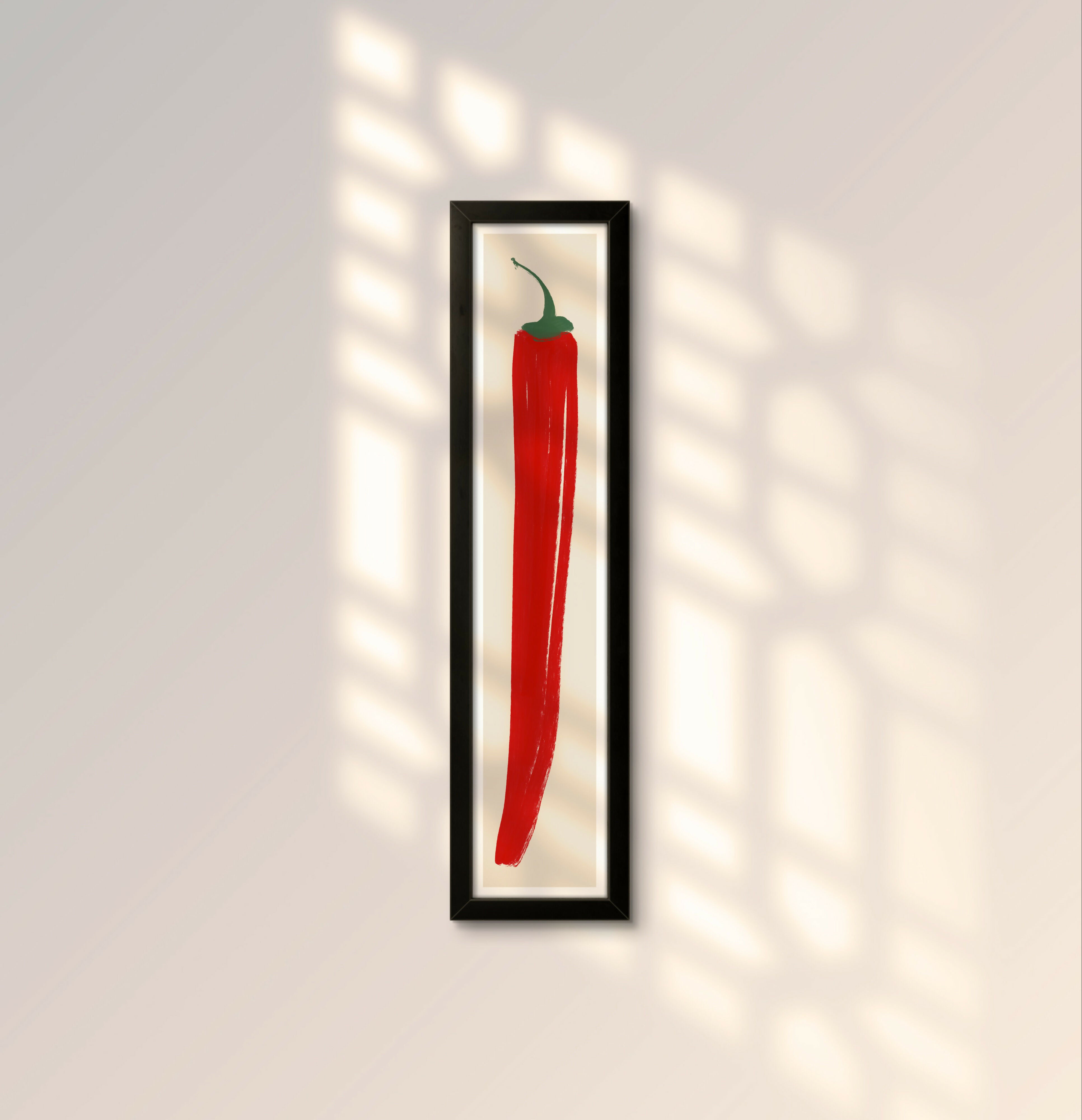 Chilli Panoramic Art Print