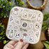 Peek-a-Boos White Sticker Sheet