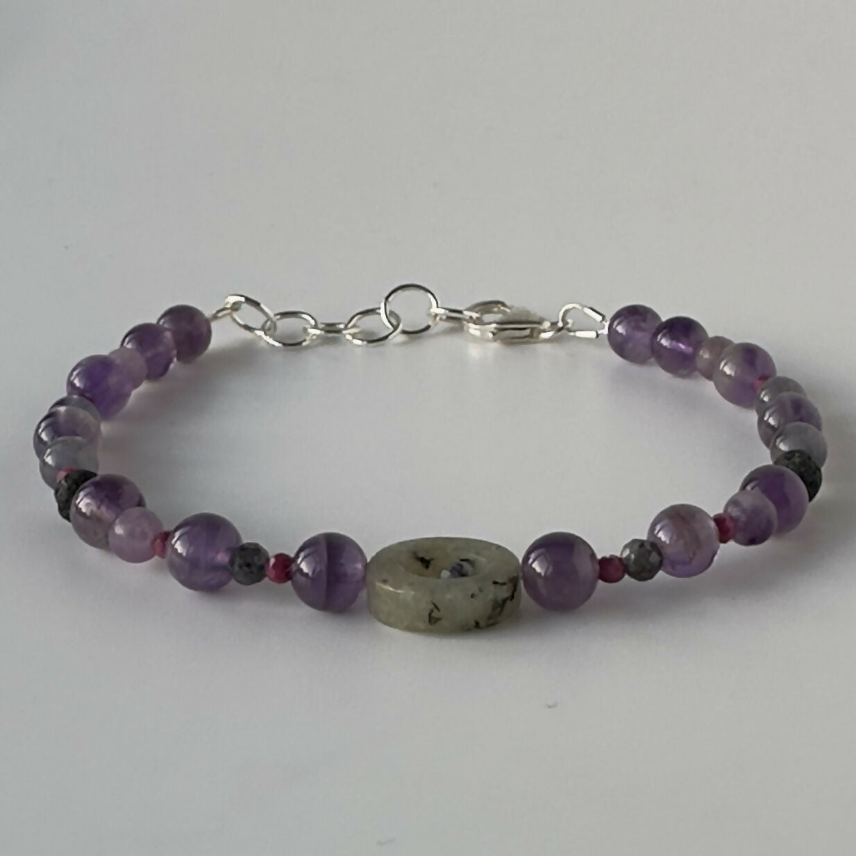 VISION BRACELET | STERLING SILVER & STONE BRACELET FOR PERCEPTION