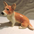 Ceramic Pembroke Corgi Dog Sculpture