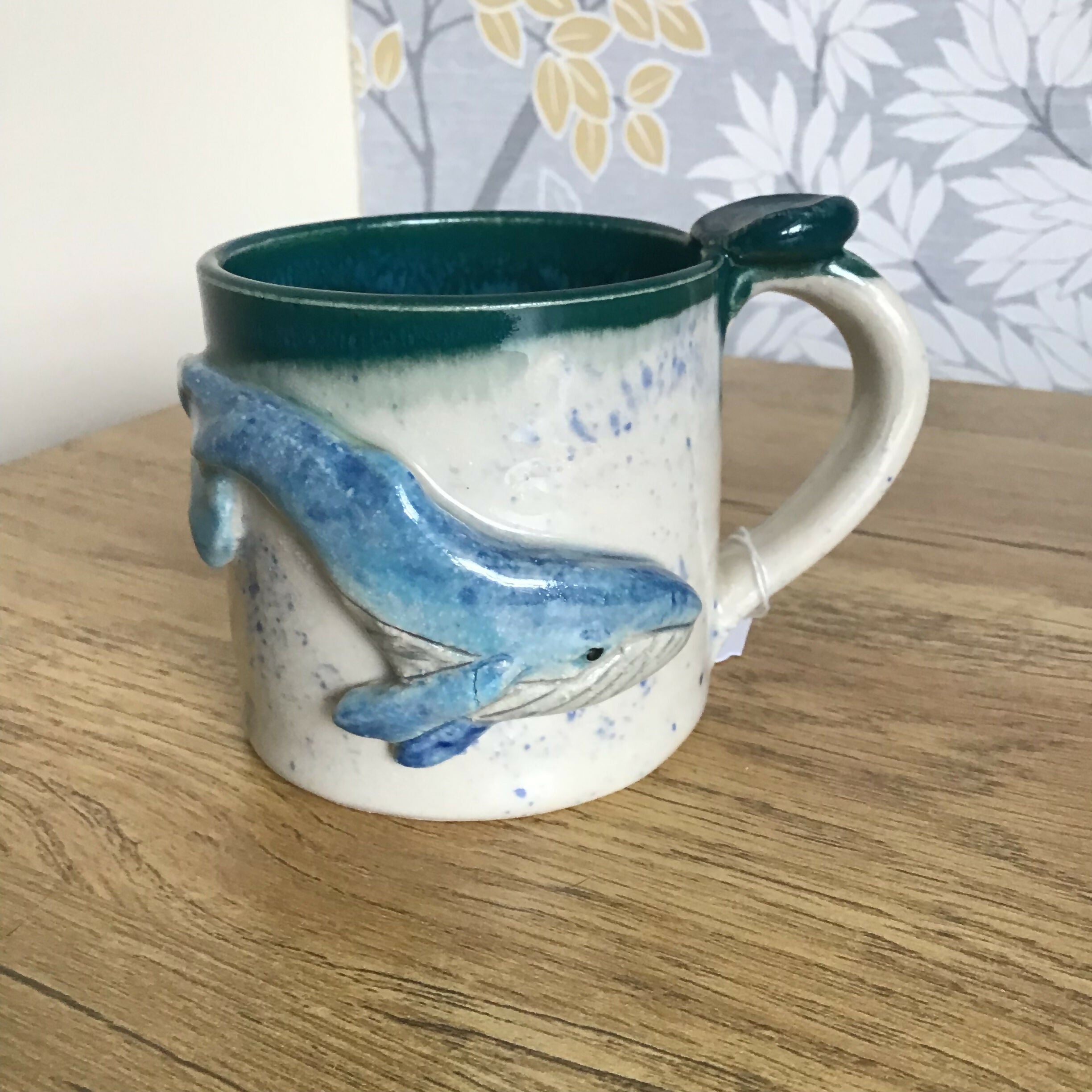 Sculpted Whale Mug