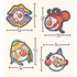 'Sea Clowns' Sticker Sheet