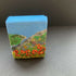 Daffodil, Heather & Poppies by a Beck Oil Painting Wooden Block