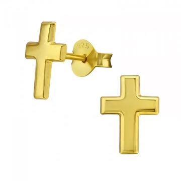 Cross Gold Stud