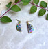 Funky Pattern Collection - Small Semi Circle Polymer Clay Earrings