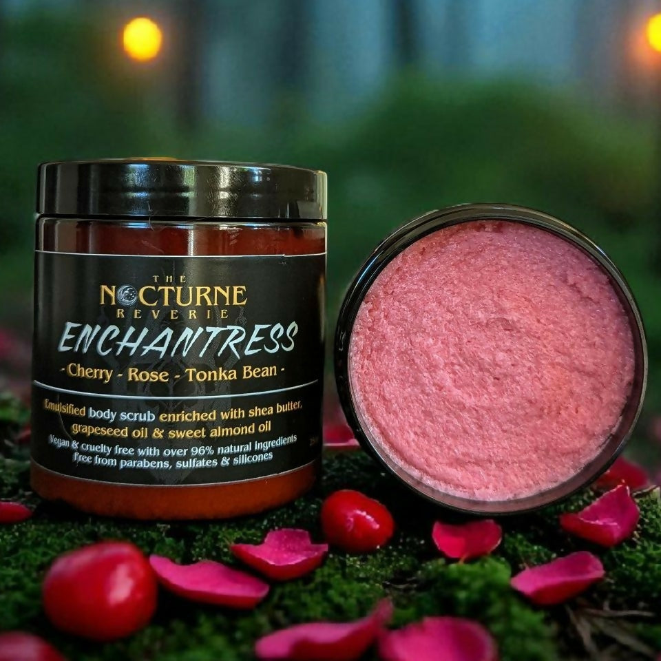 Cherry, Rose & Tonka Bean - Emulsified Sugar Body Scrub