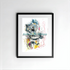 FINE ART PRINT OF BABY KOALA, PART OF THE 'ANIMAL ART COLLECTION'