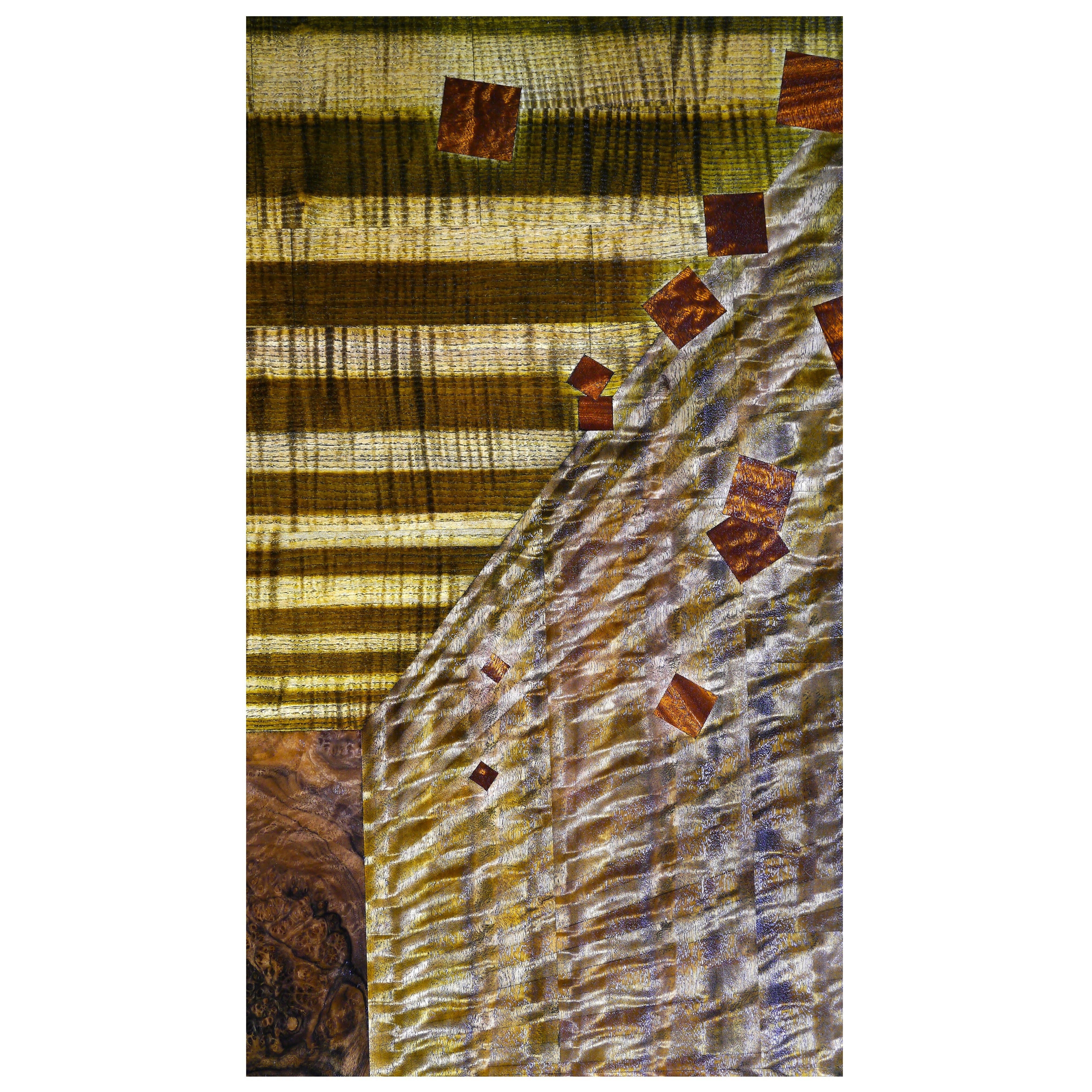 Innerysm: Breath — Original Artwork (Marquetry on Panel) by Elementa Laudis