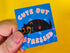 Cute But Stressed Vinyl Sticker