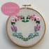 Preprinted Embroidery Pattern For Beginners - Floral Heart