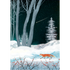 Fox in Moonlight A4 Print