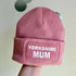 Yorkshire Mum Cuffed Rectangular Patch Beanie Hat