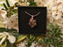 Picture Jasper Wire Wrapped Crystal Necklace on Sterling Silver Chain