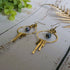 Black Pearl Gold Wire Earrings; Freshwater Baroque Natural Pearl Hammered Brass wire Hoop Dangly Earrings