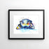 FINE ART PRINT OF HUMPHREY THE HIPPO - 'ANIMAL ART COLLECTION'