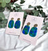 Ocean Dream Collection - Oval Drop Polymer Clay Earrings
