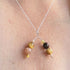 PULSE PENDANT | STERLING SILVER & STONE PENDANT FOR CREATIVE FLOW