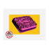 10”x 8” Mounted and Backed Giclée Print of a Custard Cream - Pop Art Style!