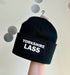 Yorkshire Lass Cuffed Rectangular Patch Beanie Hat