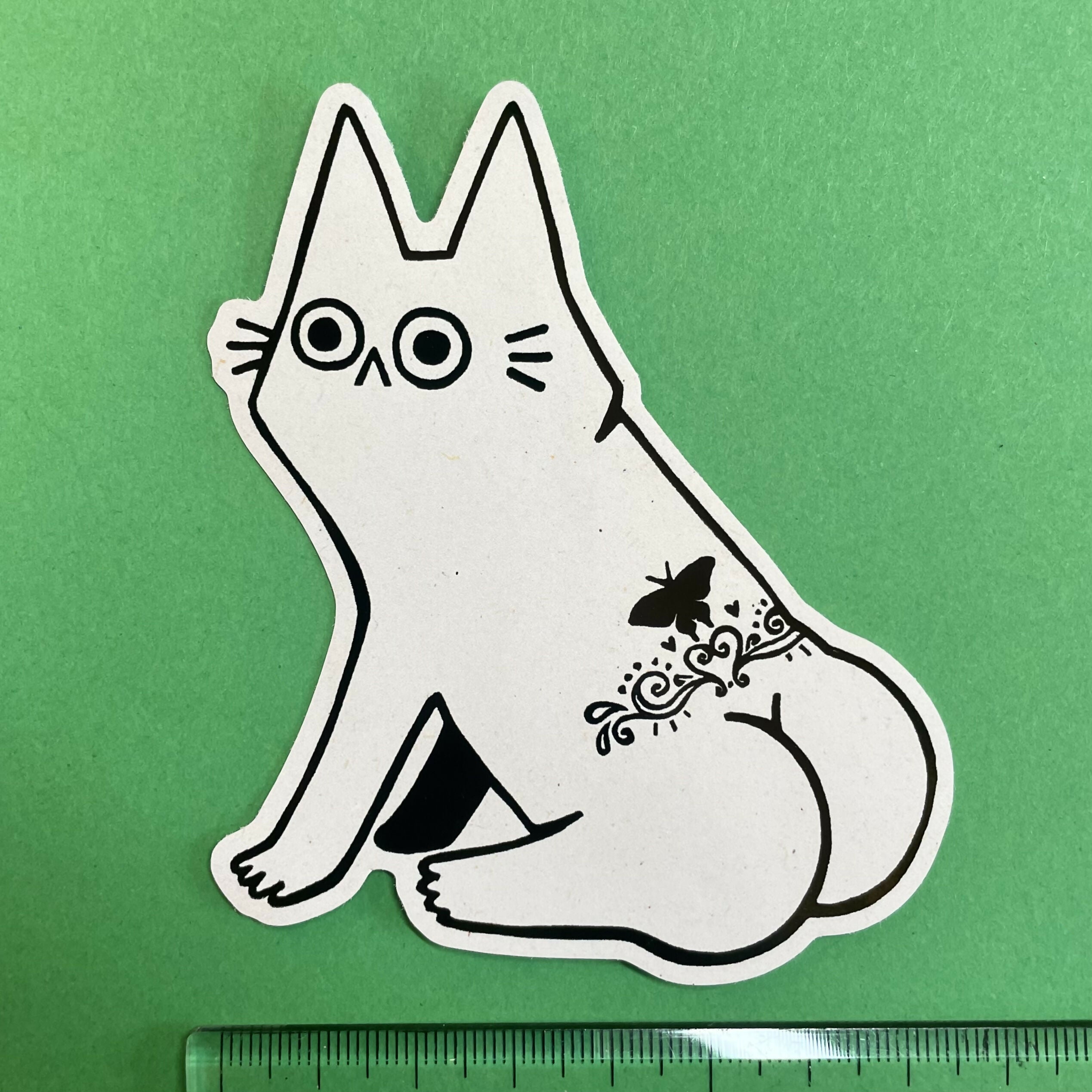 Tramp Stamp Sticker