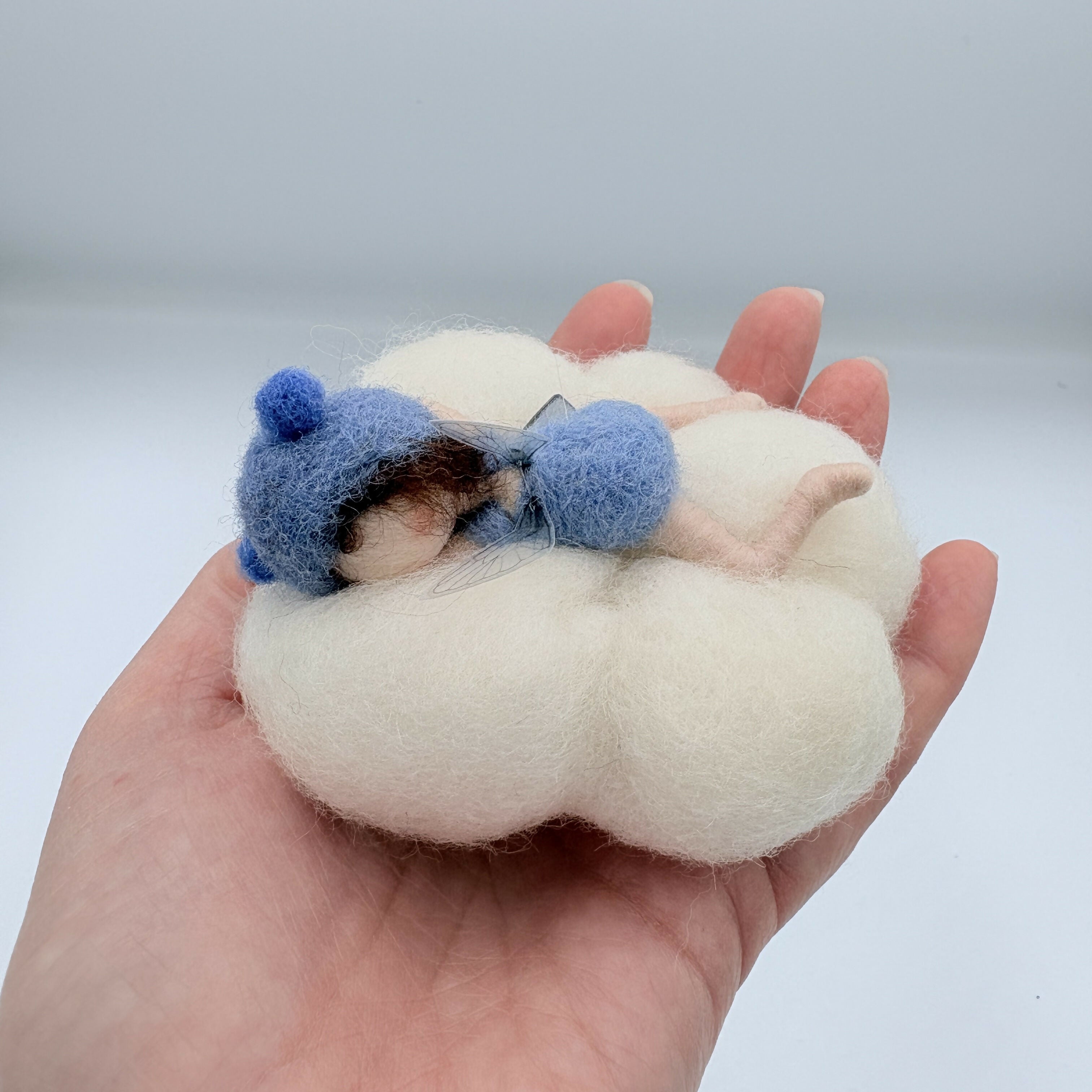 Fairy baby on a cloud