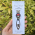 Silver Owl Hand Embroidered Mushroom Bookmark