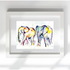 FINE ART PRINT OF ELEPHANT DUO