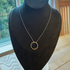 Sterling Silver Russian Rings Necklace - Adjustable 16 or 18 inches