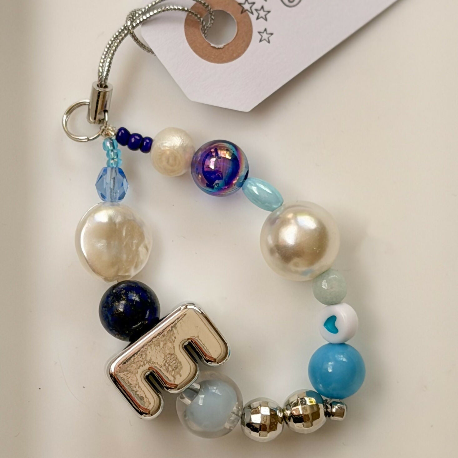 Fifi & Bo Mini Bag Charm Initial E