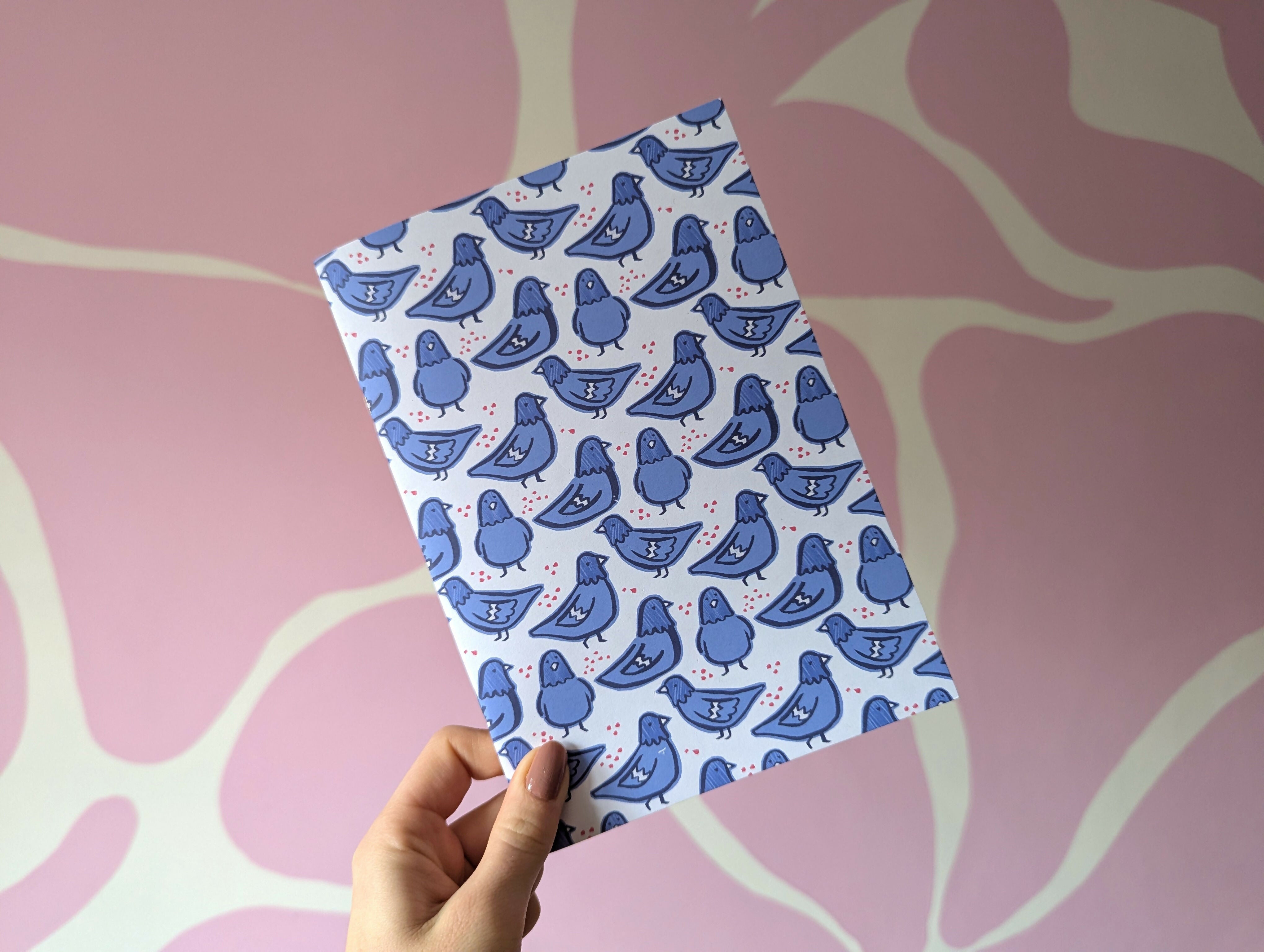 Pigeon Lined Notebook