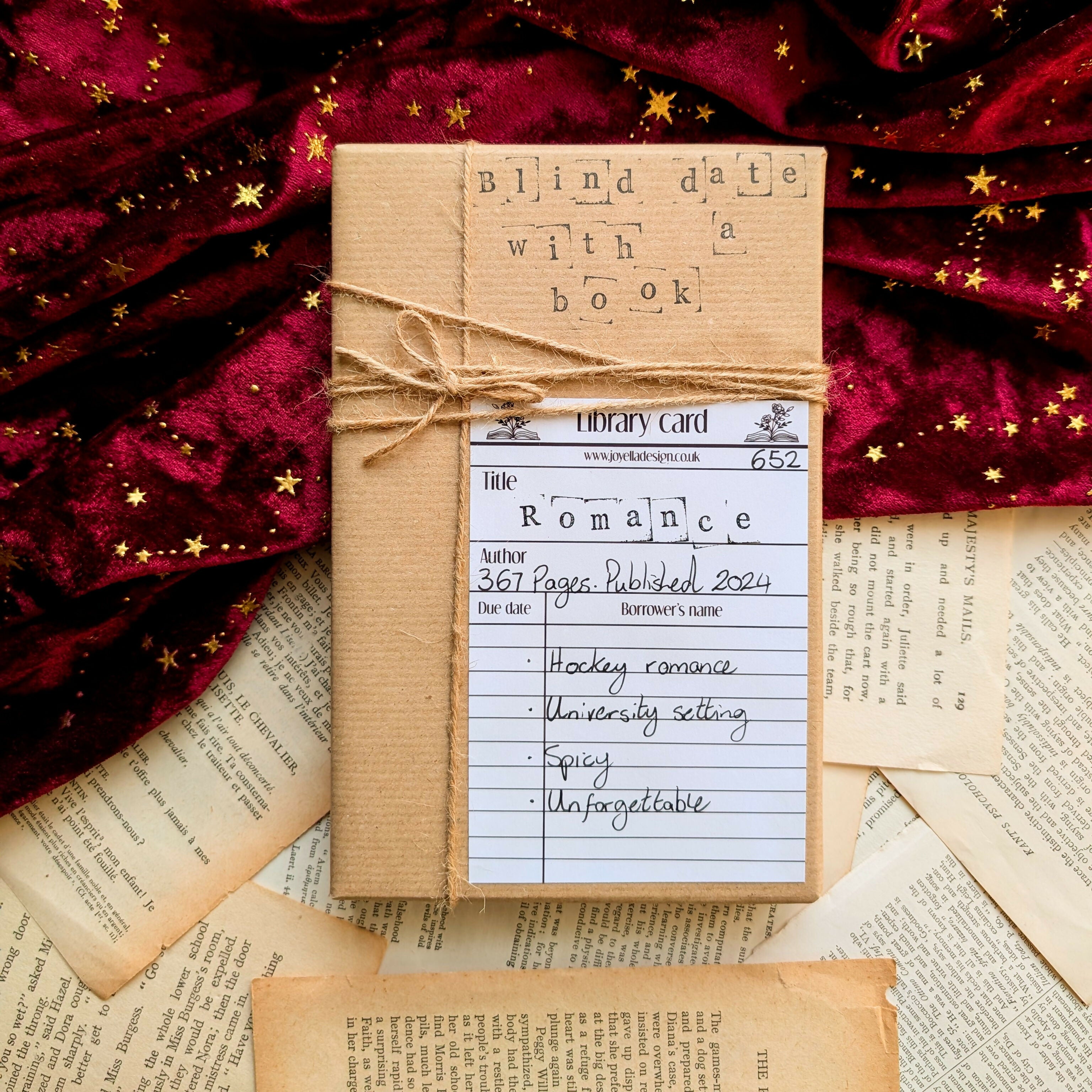 Blind Date with a Book - Romance 652