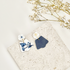 Blue China No. 3 - Handmade Polymer Clay Earrings