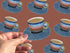 Tea Themed Stickers - Die Cut Stickers Pack of 3