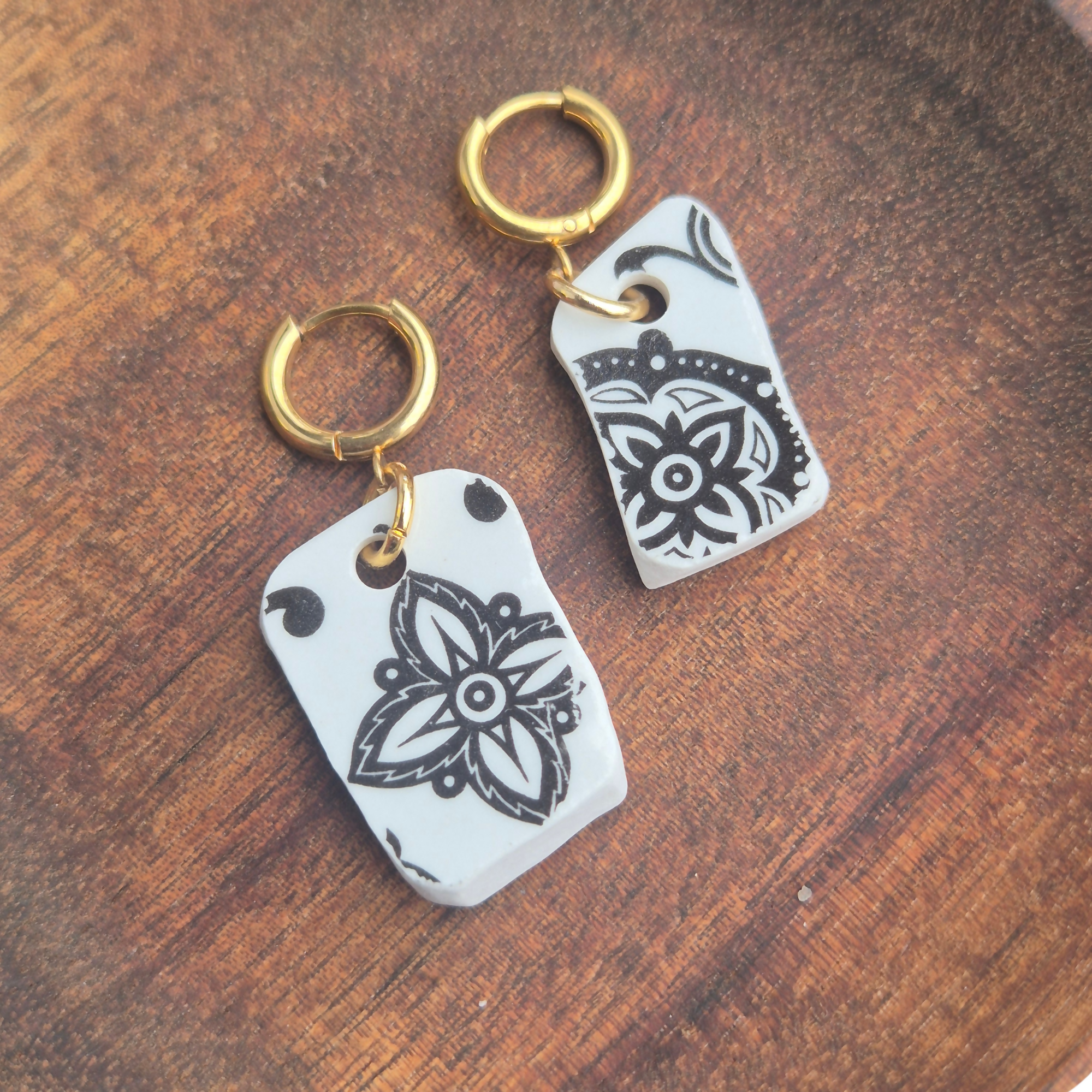 Recycled Ceramic Earrings