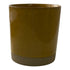 Mustard Stoneware Refillable Candle Pot & Candle Refill