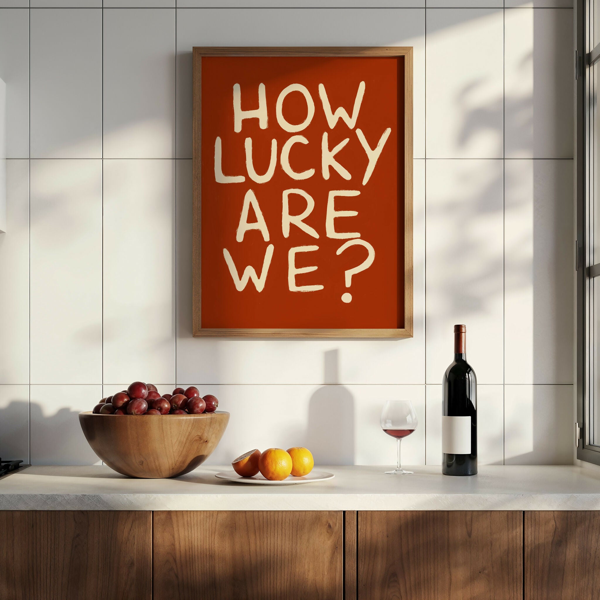 How Lucky Are We Print