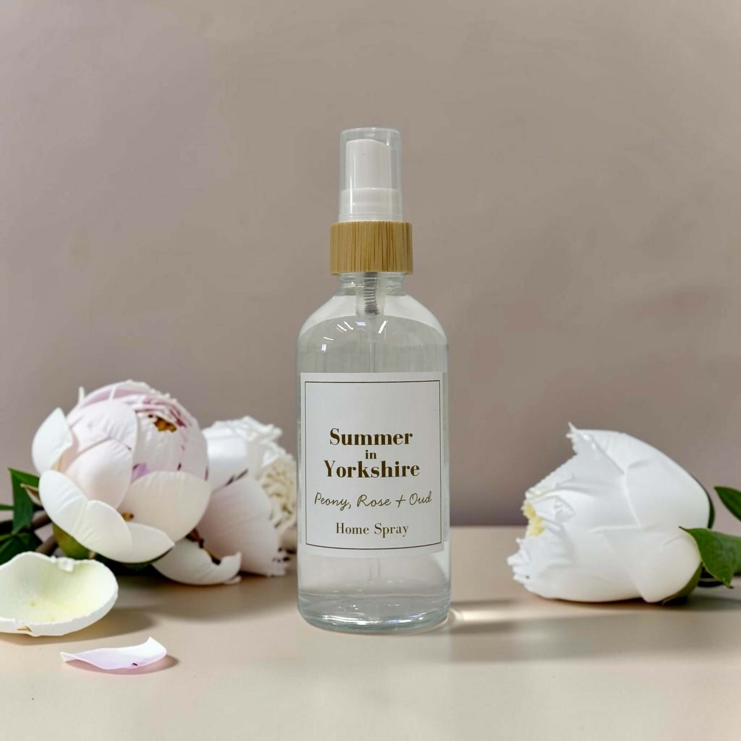 Summer in Yorkshire - Peony, Rose and Oud Home Spray - 100ml