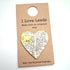 Heart Shaped Adel Leeds Map Magnet