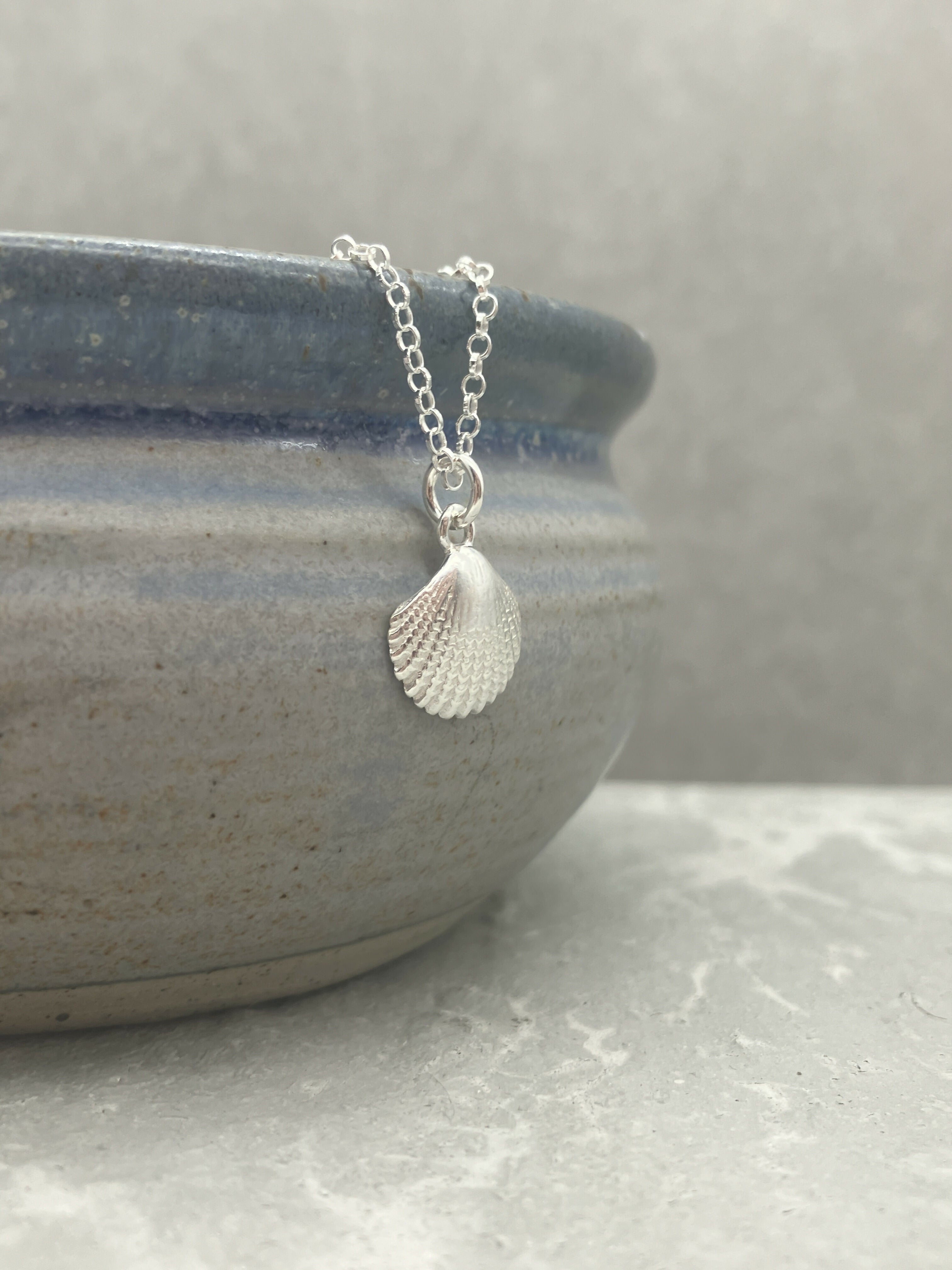 Silver Sea Shell Pendant